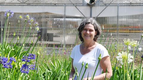 Marie Levaux, horticultrice à Mauguio (34), près de Montpellier, a été élue présidente de la FNPHP le 19 juin. 